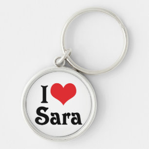 Porte-clés I Love Sara