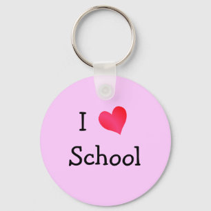 Porte-clés I Love School