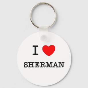 Porte-clés I Love Sherman