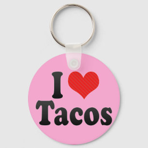Porte-clés I Love Tacos