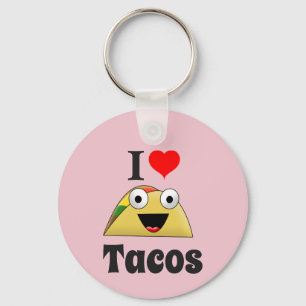 Porte-clés I Love Tacos