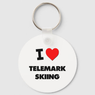 Porte-clés I Love Telemark Skiing