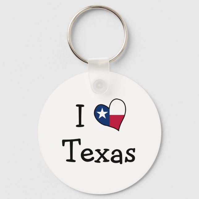 Porte-clés I Love Texas Porte - clé (Recto)
