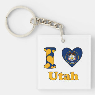 Porte-clés I love Utah