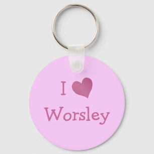 Porte-clés I Love Worsley