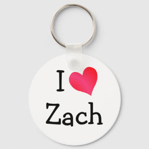 Porte-clés I Love Zach