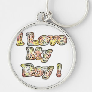 Porte-clés I Loy My Boy Design Cool Collection Vintage Texte