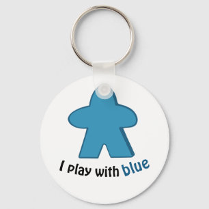 Porte-clés I Play with Blue Meeples