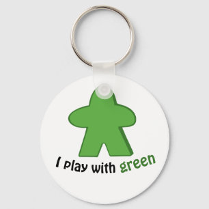 Porte-clés I Play with Green Meeples
