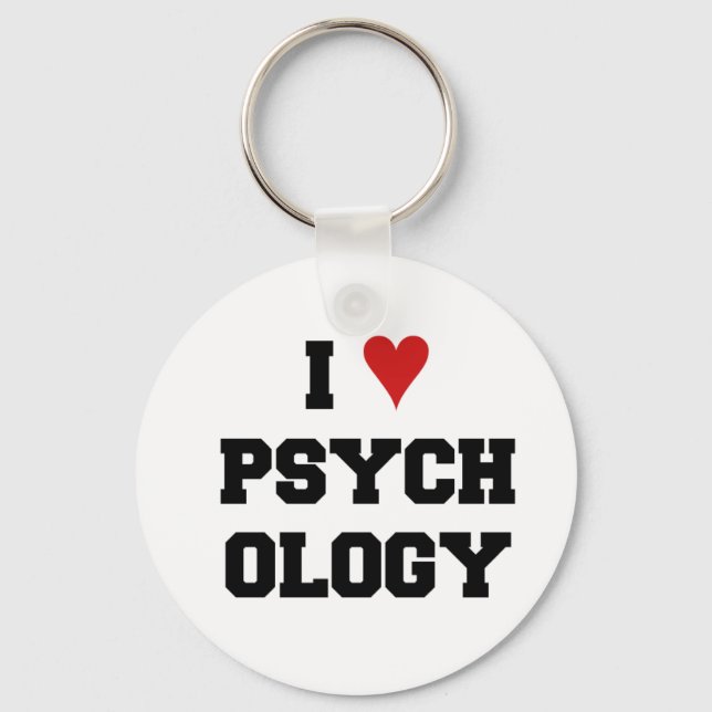 PORTE-CLÉS I ♥ PSYCHOLOGIE (Recto)