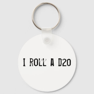 Porte-clés I roll a d20 - keychain