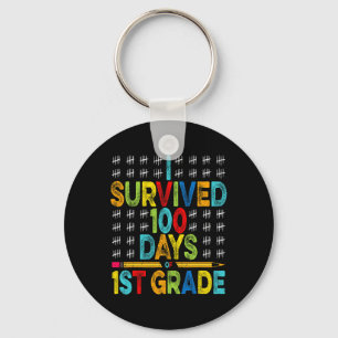 Porte-clés I Survived 100 Jours de 1ère année 100e Jour de Sc