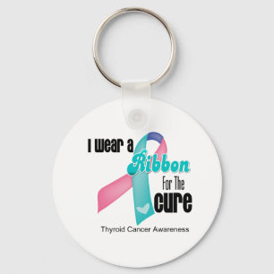 Porte-clés I Wear a Thyroid Cancer Ribbon For The Cure