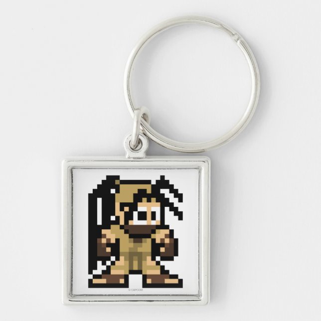 Porte-clés Ibuki à 8 bits (Devant)