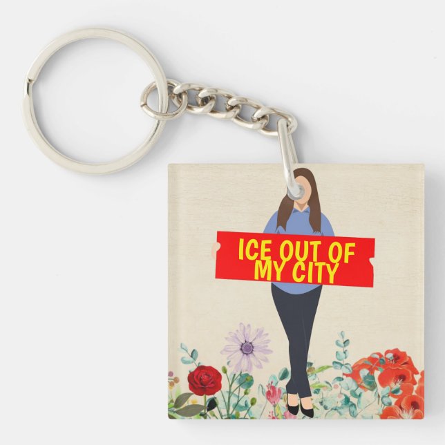 Porte-clés Ice Out of My City Keychain (Devant)