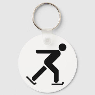 Porte-clés Ice Skating Symbol Keychain