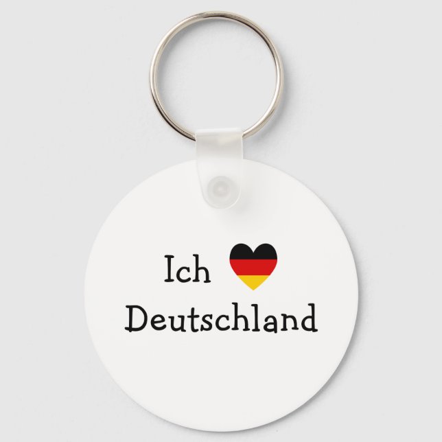 Porte-clés Ich liebe Deutschland (Recto)