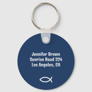 Porte-clés Ichthus - Symbole chrétien du poisson