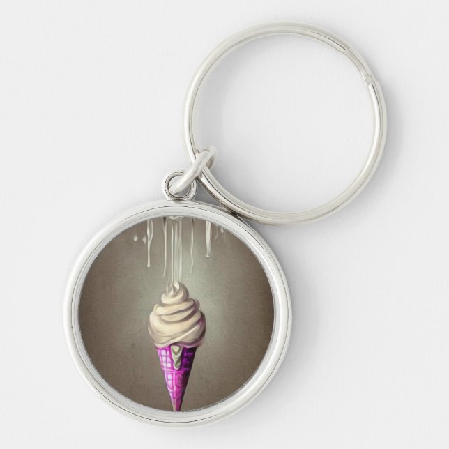 Porte-clés Icicle Ice Cream Cone (Devant)