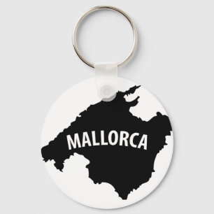 Porte-clés icône de contour de l'espagne de mallorca