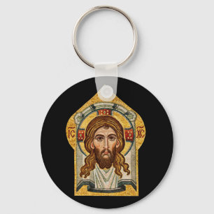 Porte-clés Icône de mosaïque orthodoxe russe