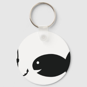 Porte-clés icône de pêche