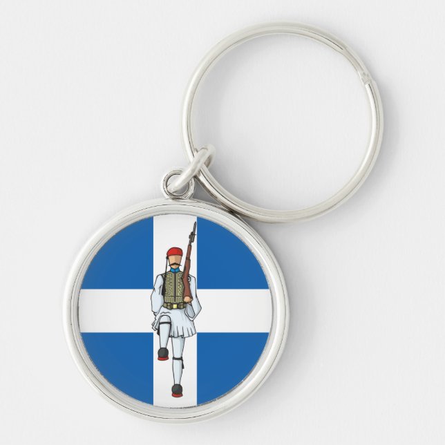 Porte-clés Icône Tsolias (Devant)