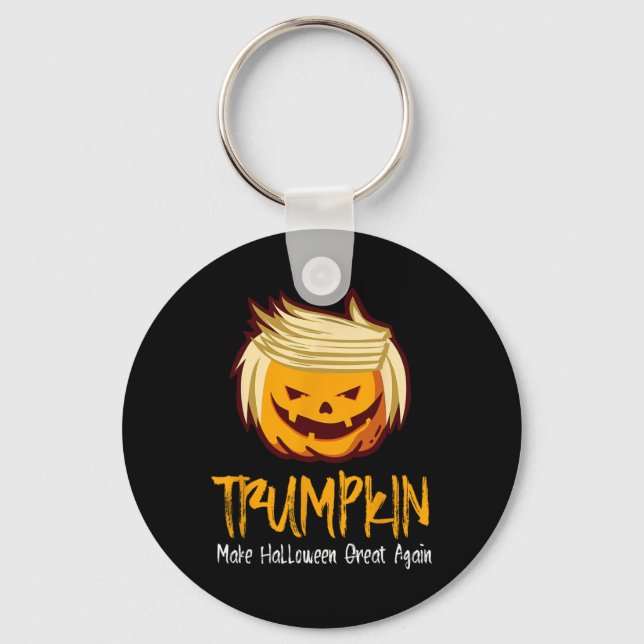 Porte-clés Idée cadeau de l'Halloween amusant Donald Trump Co (Recto)