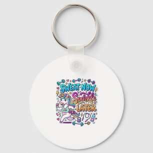 Porte-clés Idée Cadeau Licorne Transpirant Maintenant Brillan