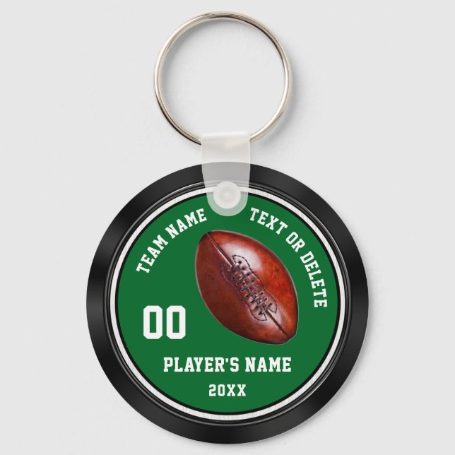 Porte-clés Idées cadeaux de football personnalisées pour les  (Recto)