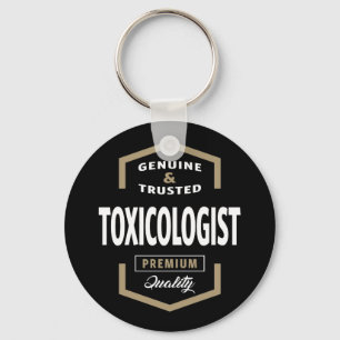 Porte-clés Idées cadeaux de logo toxicologue