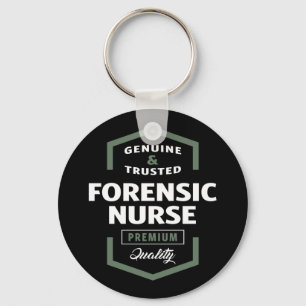 Porte-clés Idées cadeaux du logo de l'infirmière médico-légal