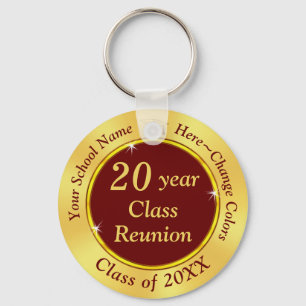 Porte-clés Idées de réunion de 20e classe, toute année, COULE