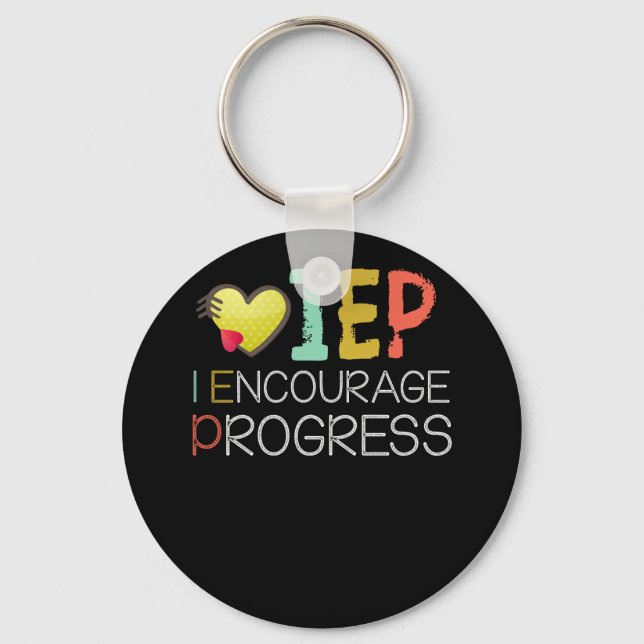 Porte-clés IEP I Encourager Progress Education Enseignant Spé (Recto)