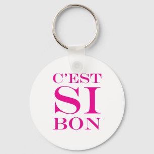 Porte-clés Il est si bon - Français de fève de C'est SI