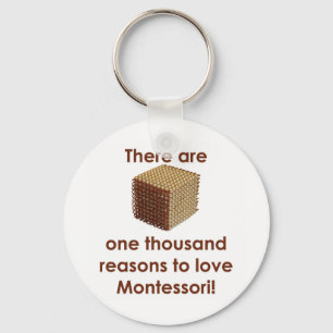 Porte-clés Il y a 1000 raisons d'aimer Montessori