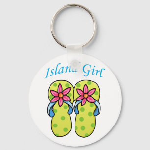 Porte-clés Île fille