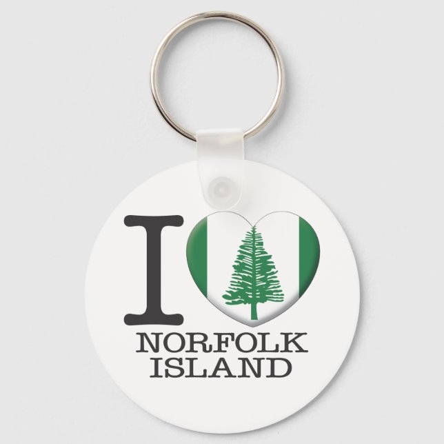 Porte-clés Île Norfolk (Recto)