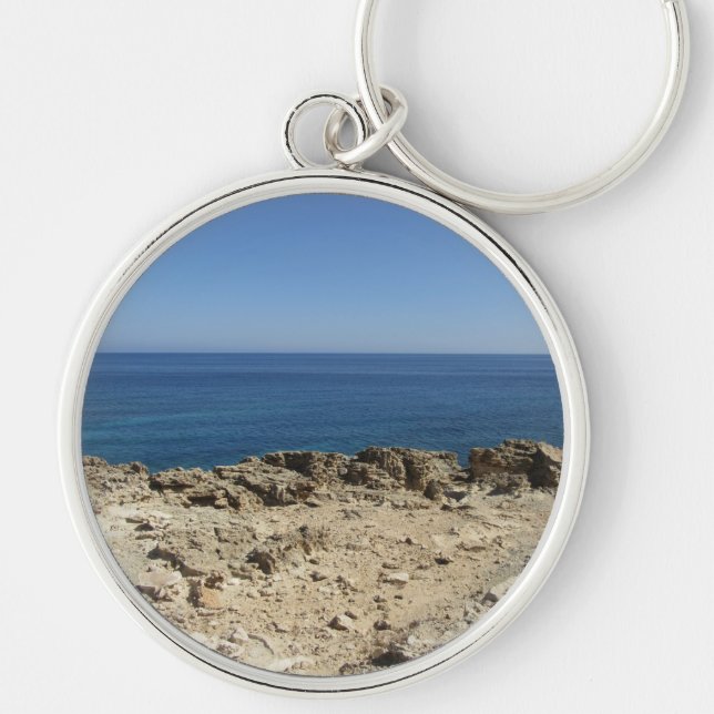 Porte-clés Îles grecques Paysage méditerranéen (Devant)