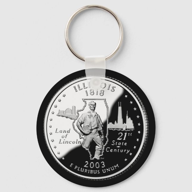 PORTE-CLÉS ILLINOIS (Recto)