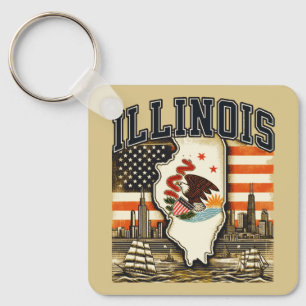 Porte-clés Illinois