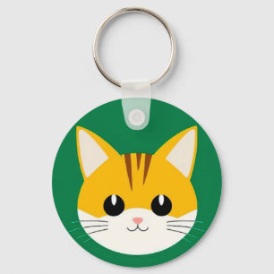 Porte-clés Illustration de chat mignon