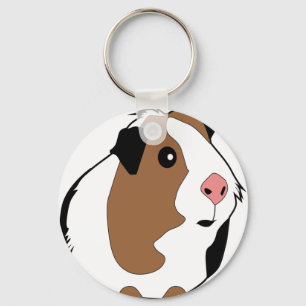 Porte-clés Illustration de Cochon de Guinée
