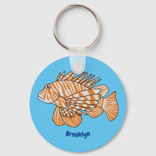 Porte-clés Illustration de Happy lionfish