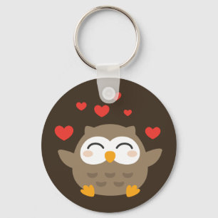 Porte-clés Illustration de I Owl You