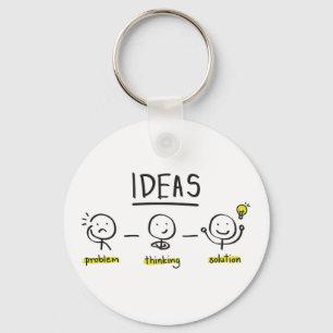 Porte-clés Illustration d'idées d'ampoules électriques, chose