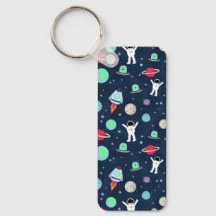 Porte-clés Illustration du Motif spatial