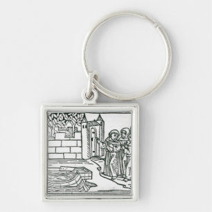 Porte-clés Illustration 'du voyage de St Brendan