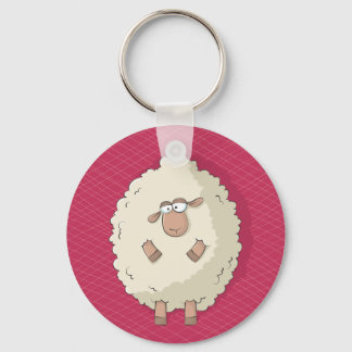 Porte-clés Illustration d'un mouton géant mignon et drôle