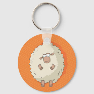 Porte-clés Illustration d'un mouton géant mignon et drôle